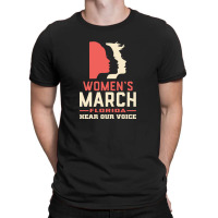 Women's March Hear Our Voice Florida T-shirt | Artistshot