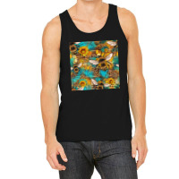 Bees And Sunflower Seamless Pattern Tank Top | Artistshot