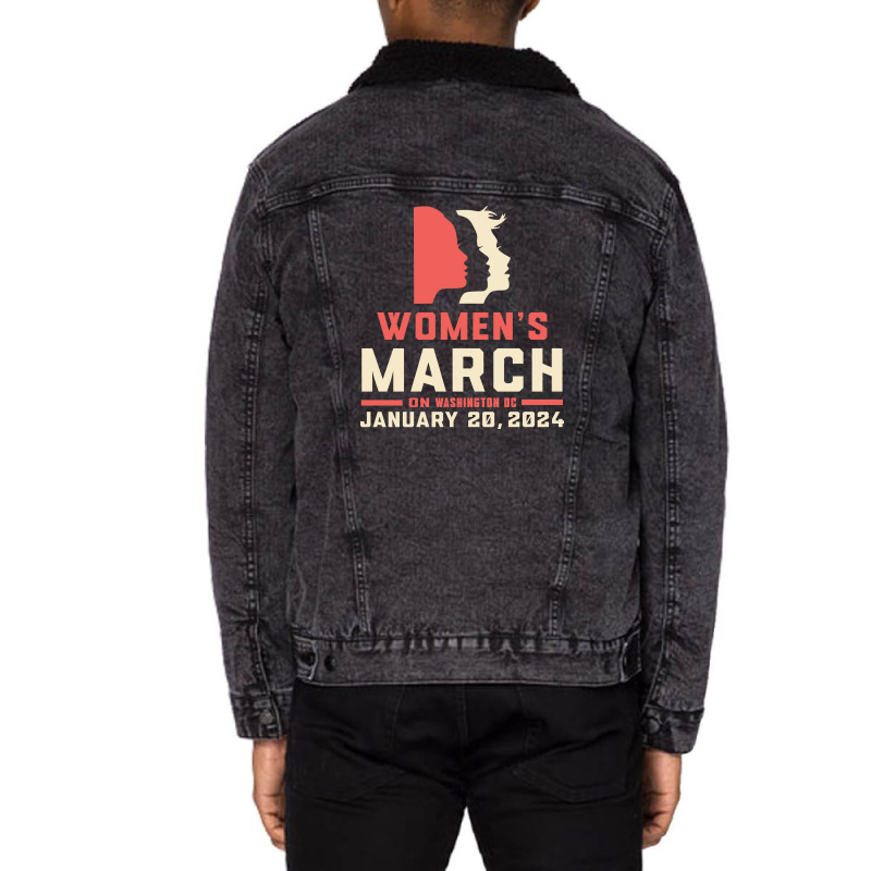 Women's March On Washington Dc Unisex Sherpa-lined Denim Jacket | Artistshot