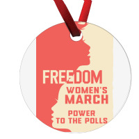 Womens March Freedom Power To The Poll Ornament | Artistshot