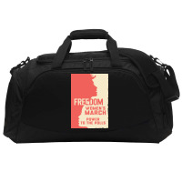 Womens March Freedom Power To The Poll Active Duffel | Artistshot