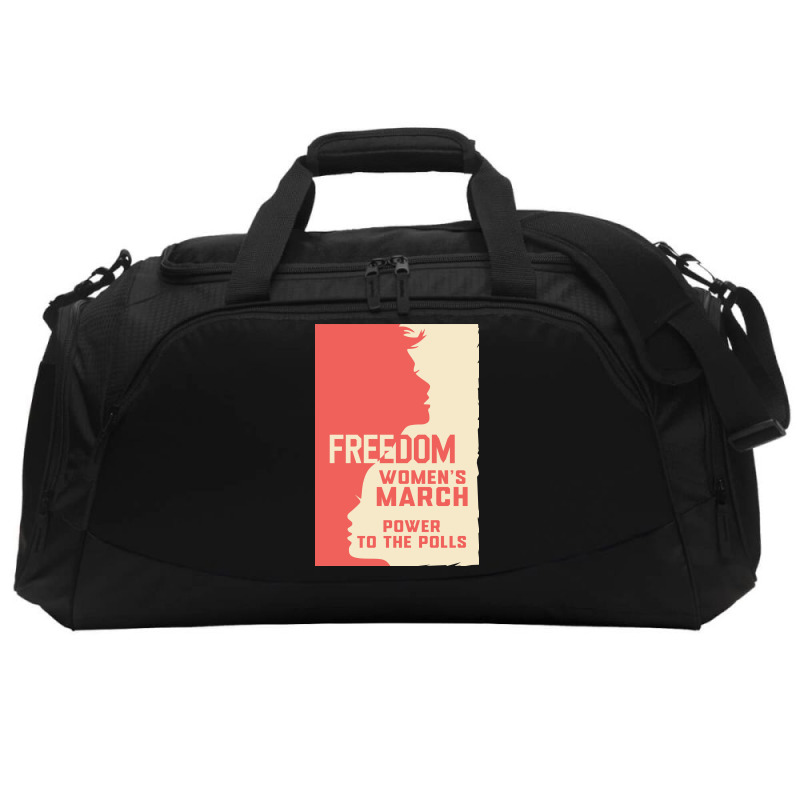 Womens March Freedom Power To The Poll Active Duffel | Artistshot