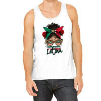 Proud Latina Messy Bun Tank Top | Artistshot