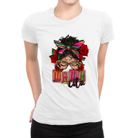 Latina Messy Bun Mamacita Ladies Fitted T-shirt | Artistshot