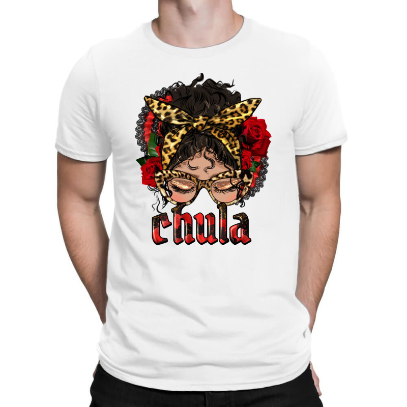 Latina Messy Bun Chula T-Shirt by HRA Design Shop | Artistshot