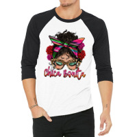 Latina Messy Bun Chica Bonita 3/4 Sleeve Shirt | Artistshot