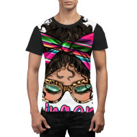 Latina Messy Bun Chingona Graphic T-shirt | Artistshot