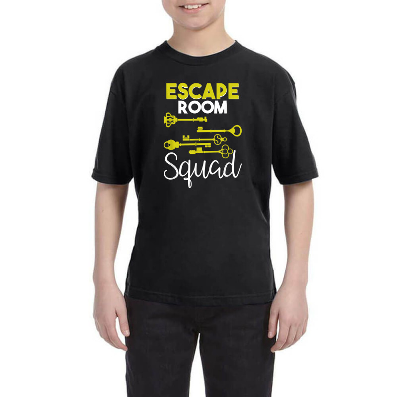 Escape Room Squad Geek Vintage Key Design Lock Team Crew Youth Tee by Vivu991 | Artistshot