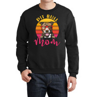 Dog Lover Gift T  Shirt Funny Pit Bull Dog Mom Gift Idea T  Shirt (1) Crewneck Sweatshirt | Artistshot