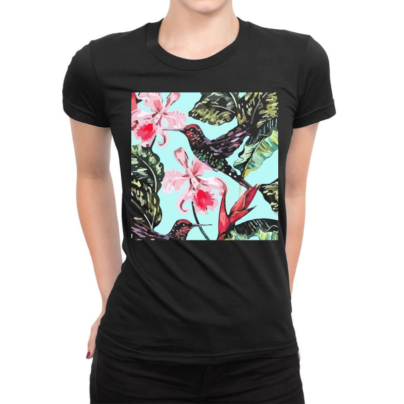 Tropical T  Shirt Tropical Fascinating Unfold T  Shirt Ladies Fitted T-Shirt by vivienneschulist149 | Artistshot