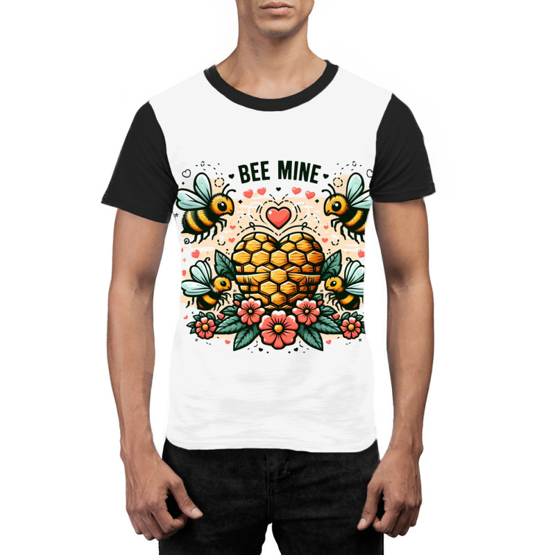 Be Mine Valentine's Day Graphic T-shirt | Artistshot