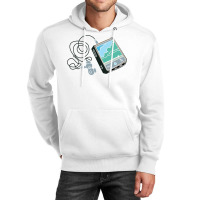 Colorful Illustration Of A Small Music Player Unisex Hoodie | Artistshot