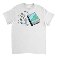 Colorful Illustration Of A Small Music Player Classic T-shirt | Artistshot