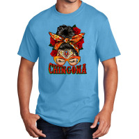 Latina Messy Bun Chingona Basic T-shirt | Artistshot