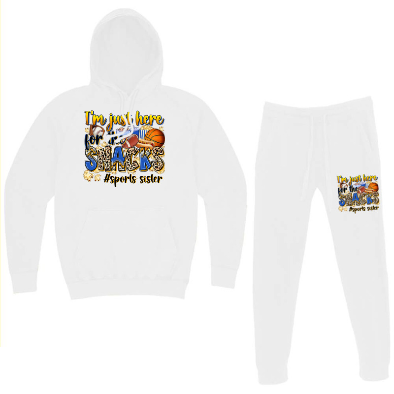 Im Just Here For The Snacks Sports Sister Hoodie & Jogger Set | Artistshot