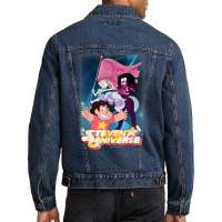 Cn Steven Universe Crystal Gems Poster T Shirt Men Denim Jacket | Artistshot