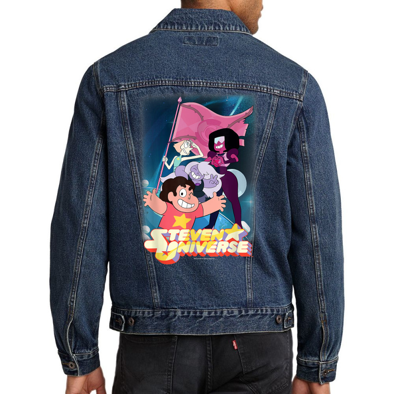 Cn Steven Universe Crystal Gems Poster T Shirt Men Denim Jacket by tamkyfashions | Artistshot