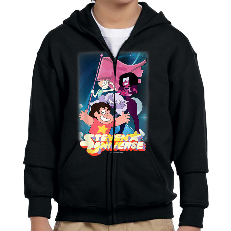 Cn Steven Universe Crystal Gems Poster T Shirt Youth Zipper Hoodie by tamkyfashions | Artistshot