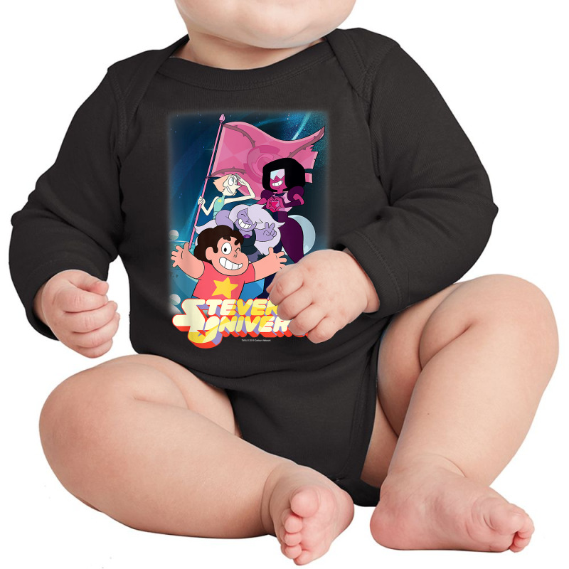 Cn Steven Universe Crystal Gems Poster T Shirt Long Sleeve Baby Bodysuit by tamkyfashions | Artistshot