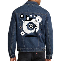 Mystic Geometry: A Dance Of Shapes And Shadows Men Denim Jacket | Artistshot