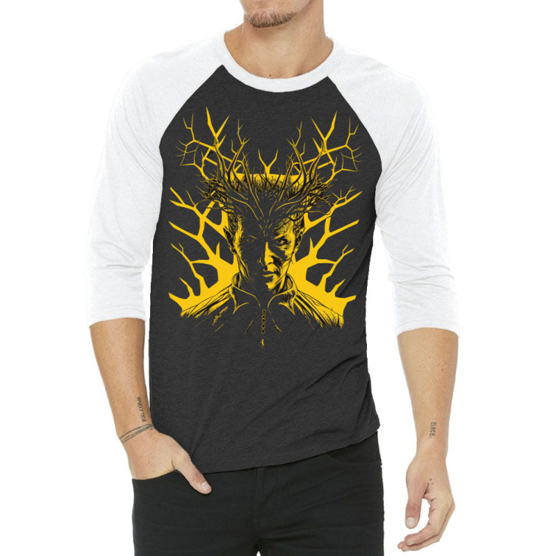 Yellow King 3/4 Sleeve Shirt by fenixhorror | Artistshot