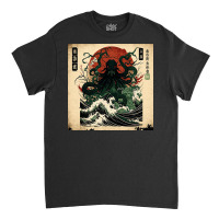 Cthulhu Wave Classic T-shirt | Artistshot