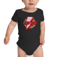 Teacher Lightning Bolt Valentines Day Baby Bodysuit | Artistshot