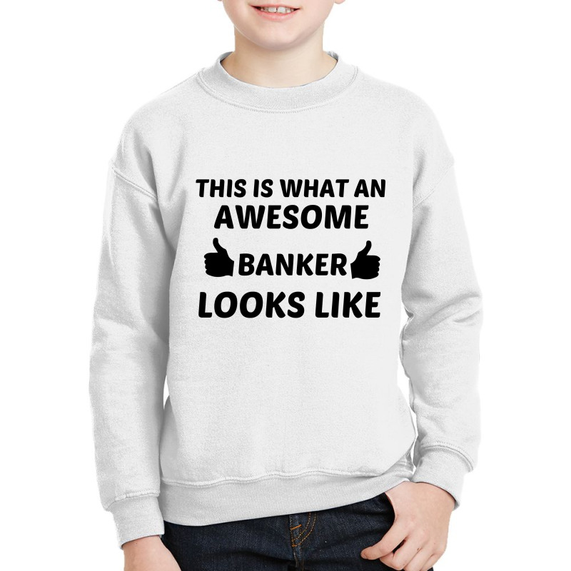 Banker Awesome Youth Sweatshirt by Perfect Designers | Artistshot