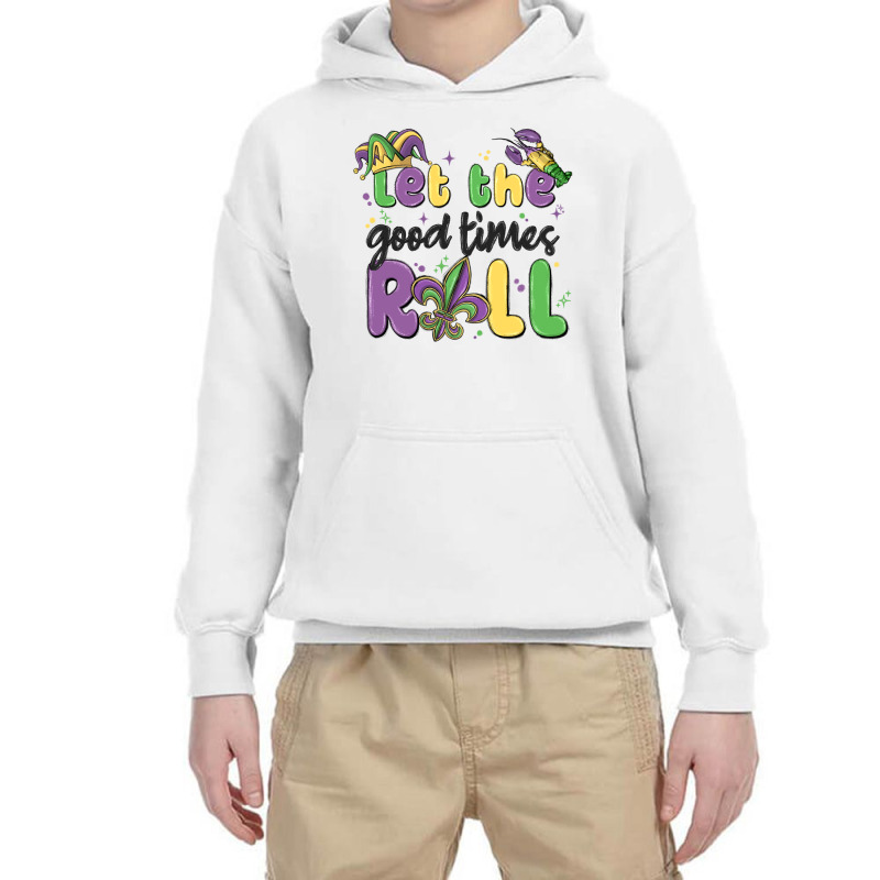 Let The Good Times Roll Youth Hoodie by MaliasSmallBusiness | Artistshot