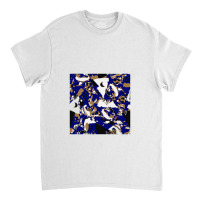 Sliced Oranges With Aromatic Cloves White Wood Texture Classic T-shirt | Artistshot