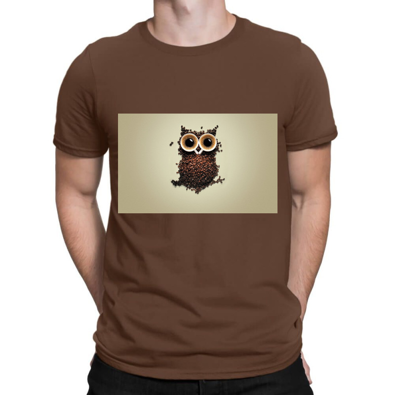 Artistic Coffee Funny Owls T-shirt | Artistshot