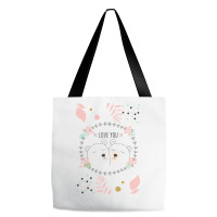 Happy Valentine's Love You With Animal Cute Tote Bags | Artistshot