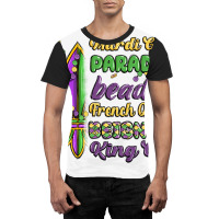 Mardi Gras Parades Beads French Quarter Beignets K Graphic T-shirt | Artistshot