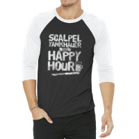 Scalpel Yankhauer Happy Hour 3/4 Sleeve Shirt | Artistshot