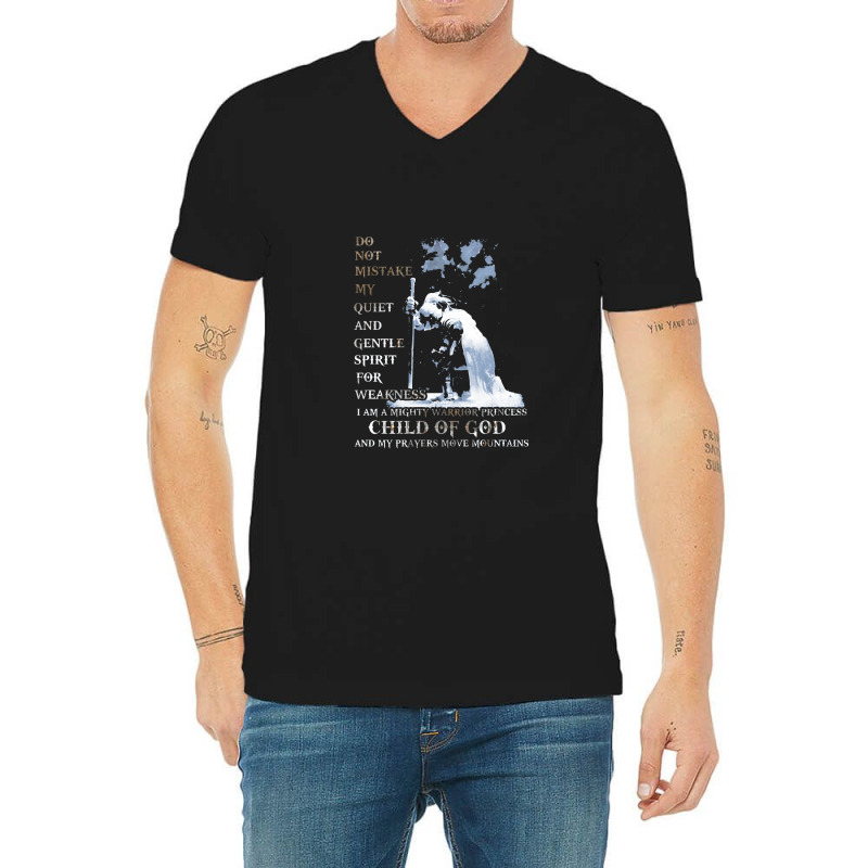 Knight Templar I Am A Child Of God A Warrior Of Christ Shirt Pullover V-neck Tee | Artistshot