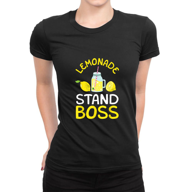 Lemonade Stand Boss Lemon Juice Gift Ladies Fitted T-Shirt by salamwarna | Artistshot