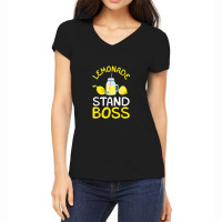 Lemonade Stand Boss Lemon Juice Gift Women's V-neck T-shirt | Artistshot