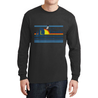 Croatia Beach Retro 70s 80s Sailing Boat Sunset Vintage Long Sleeve Shirts | Artistshot