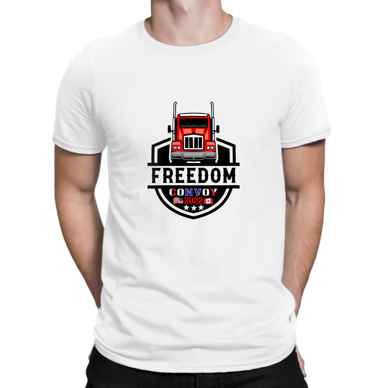 Womens Freedom Convoy 2022 Canada Supports Our Truckers! T-shirt | Artistshot