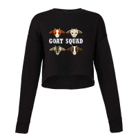 Cute Farm Animal Goat Squad Farmer Cropped Sweater | Artistshot