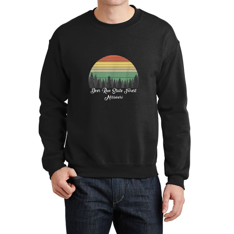 Deer Run State Forest Crewneck Sweatshirt by Tiktify | Artistshot