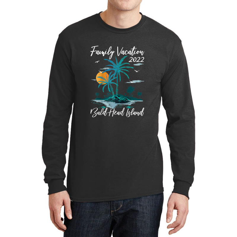 Family Vacation 2022 North Carolina Bald Head Island Beach Raglan Base Long Sleeve Shirts | Artistshot