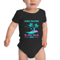 Family Vacation 2022 Vintage Lost Paradise St. Kitts Beach Premium Baby Bodysuit | Artistshot