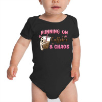 Running On Caffeine & Chaos Baby Bodysuit | Artistshot