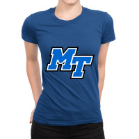 Middle Tennessee Blue Raiders Women's Basketball Ladies Fitted T-shirt | Artistshot