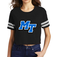 Middle Tennessee Blue Raiders Women's Basketball Scorecard Crop Tee | Artistshot