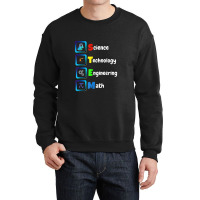 Stem Science Technology Engineering Math Crewneck Sweatshirt | Artistshot