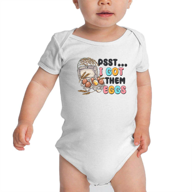 Psst I Got Them Eggs Baby Bodysuit by MaliasSmallBusiness | Artistshot