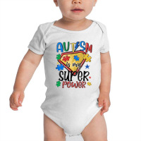 Autism Is My Super Power Baby Bodysuit | Artistshot