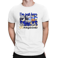 Im Just Here For The Snacks Volleyball Brother T-shirt | Artistshot